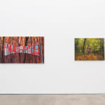 Installation image of at Hashimoto Contemporary Los Angeles of Wayne White's exhibition Jumping From Ice Floe to Ice Floe