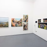 Installation photo of "The Invisible Dog Goes for a Walk" group exhibition