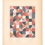 Scott Albrecht framed work on paper geometric pattern