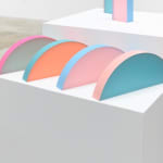 Install image of "Cosmic Bloom" - Rachel Strum's HALO sculptures.