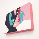 Mario Wagner colorful painting of figures
