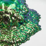 Dan Lam green blob sculpture detail