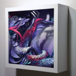 Crystal Wagner colorful biomorphic sculpture