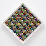 Sean Newport abstract colorful wall sculpture