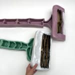 Annie Ducan - detail image of ceramic razors.