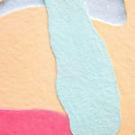 CHIAOZZA - detail image of the mix media work "Pulp Bouquet No. 03"