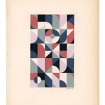 Scott Albrecht framed work on paper geometric pattern