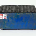 Drew Leshko miniature blue dumpster