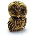 gold owl shaped compact