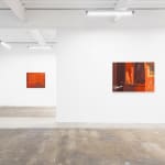 installation view of Adrian Kay Wong's exhibition "Same Time, Same Place," at Hashimoto Contemporary, San Francisco. From left to right: "Dimsum," "HOME," and "Awakening."