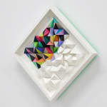 Sean Newport abstract colorful wall sculpture