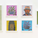 Dennis Brown's install photos of a gallery wall