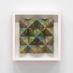 Sean Newport abstract colorful wall sculpture