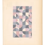 Scott Albrecht framed work on paper geometric pattern