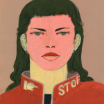 Portrait of person by Celia Jacobs