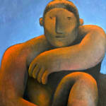 Carlos Rodriguez - detailed image of the painting "Ancestro."