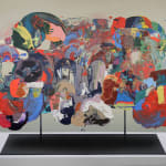 Erik Jones painting of abstract colors
