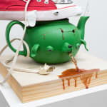 detail image of teapot