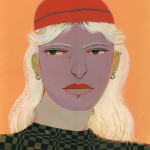 Portrait of person by Celia Jacobs.