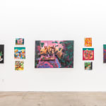 Installation image of Nicholas Bono Kennedy's artwork at Hashimoto Contemporary LA