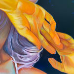 Martine Johanna, The Veil (drawing), 2021