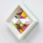 Sean Newport abstract colorful wall sculpture