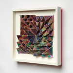 Sean Newport abstract colorful wall sculpture