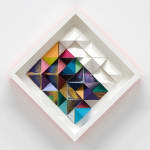 Sean Newport abstract colorful wall sculpture