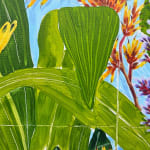 Natalia Juncadella painting of tropical plants detail