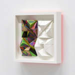 Sean Newport abstract colorful wall sculpture