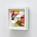 Sean Newport abstract colorful wall sculpture