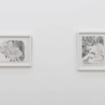 Installation photo of Martine Johanna's paintings at Hashimoto Contemporary Los Angeles