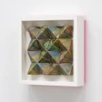 Sean Newport abstract colorful wall sculpture