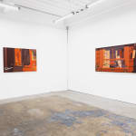 installation view of Adrian Kay Wong's exhibition "Same Time, Same Place," at Hashimoto Contemporary, San Francisco. From left to right: "Awakening," and "Distance."