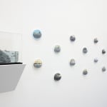 Installation image of group of artworks