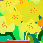 CHIAOZZA - detail image of the painting "Bouquet Painting No. 48"