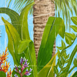 Natalia Juncadella painting of tropical plants detail