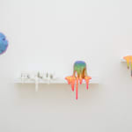 Installation shot of Dan Lam sculptures