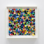 Sean Newport abstract colorful wall sculpture