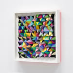 Sean Newport abstract colorful wall sculpture