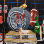 Emilio Villalba objects painting