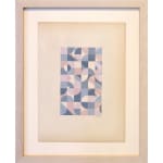 Scott Albrecht framed work on paper geometric pattern