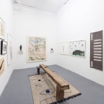 Installation photo of "The Invisible Dog Goes for a Walk" group exhibition