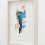 Installed image of Gregory Euclide's "Scrape 2" on a wall.