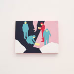 Mario Wagner colorful painting of figures