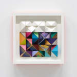 Sean Newport abstract colorful wall sculpture