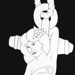 Christopher Martin, Sacred Heart with Cotton Peddles, 2021