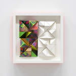 Sean Newport abstract colorful wall sculpture