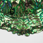 Dan Lam green blob sculpture detail