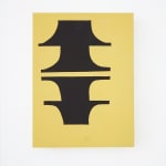 Steuart Pittman minimal painting with black shapes